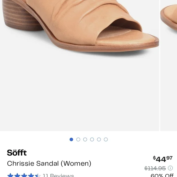 Sofft Leather Sandals - Picture 5 of 5